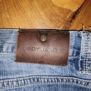 Cody James Paisley Jeans - Blue & White